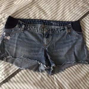 Gap Maternity Cut Off Shorts